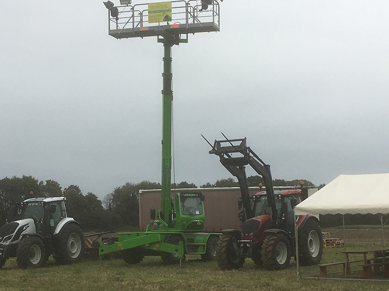 location nacelle télescopique pour un événement